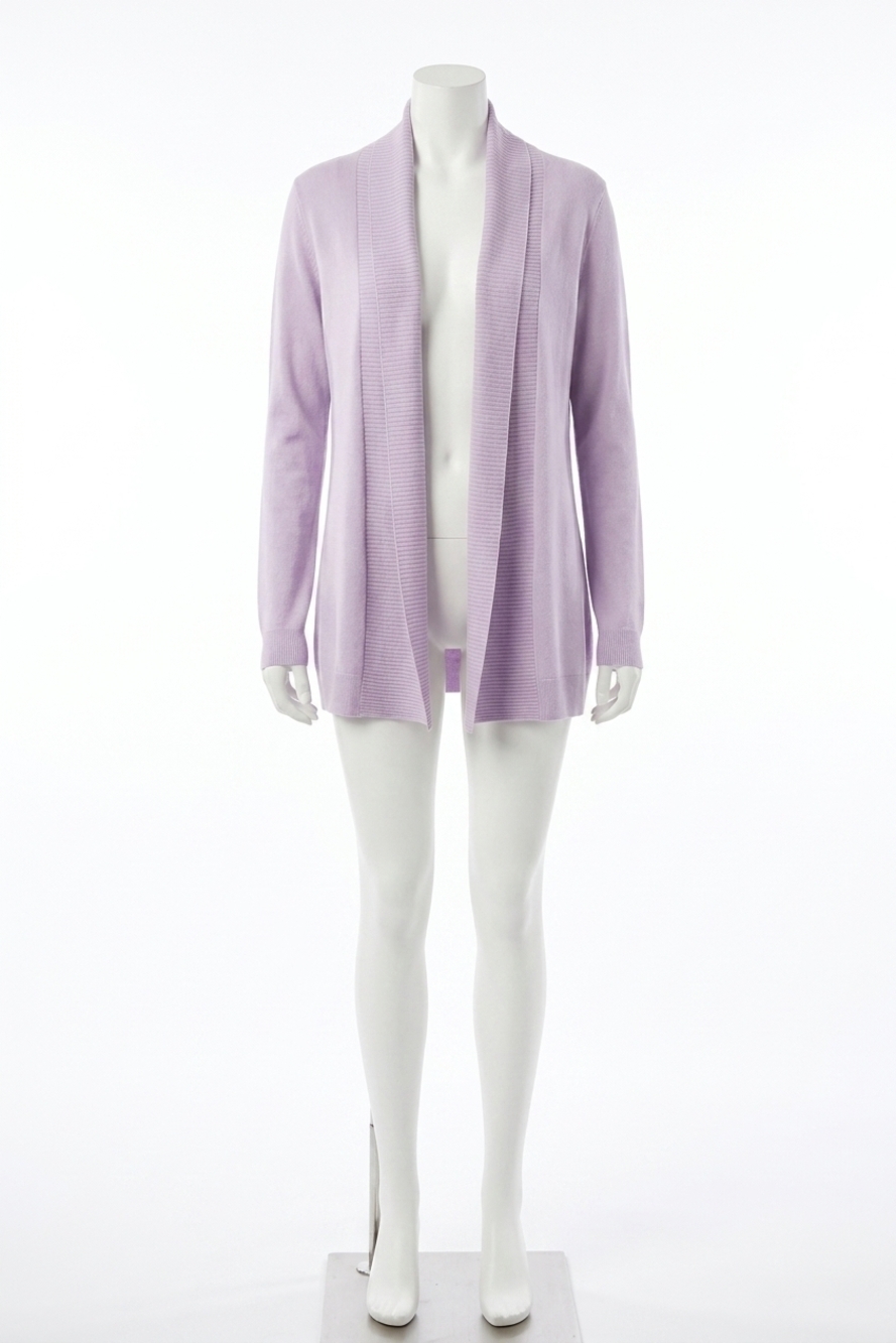 NEW FDJ lucia long sleeve cardigan in wild pansy